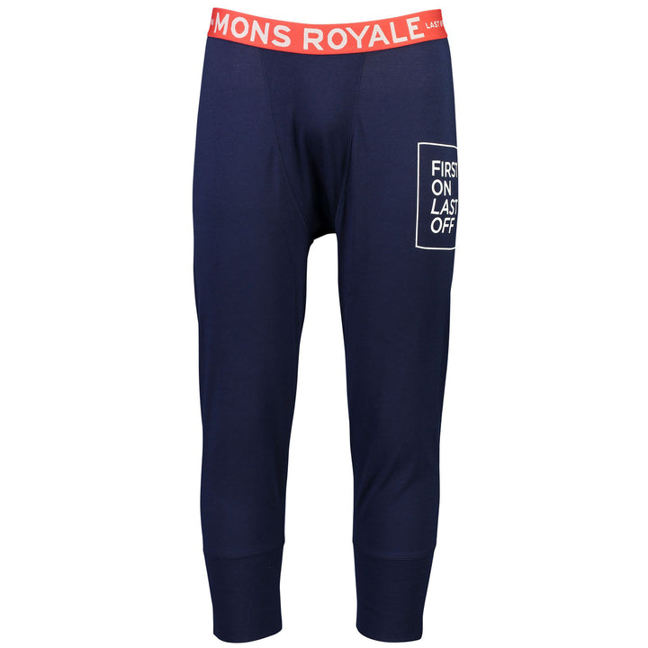 MONS ROYALE Shaun-Off 3/4 Leggings Navy