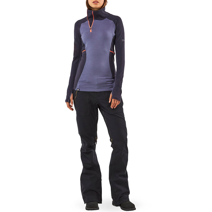 MONS ROYALE Olympus 3.0 Half Zip Top - Women's 9 Iron/Stone