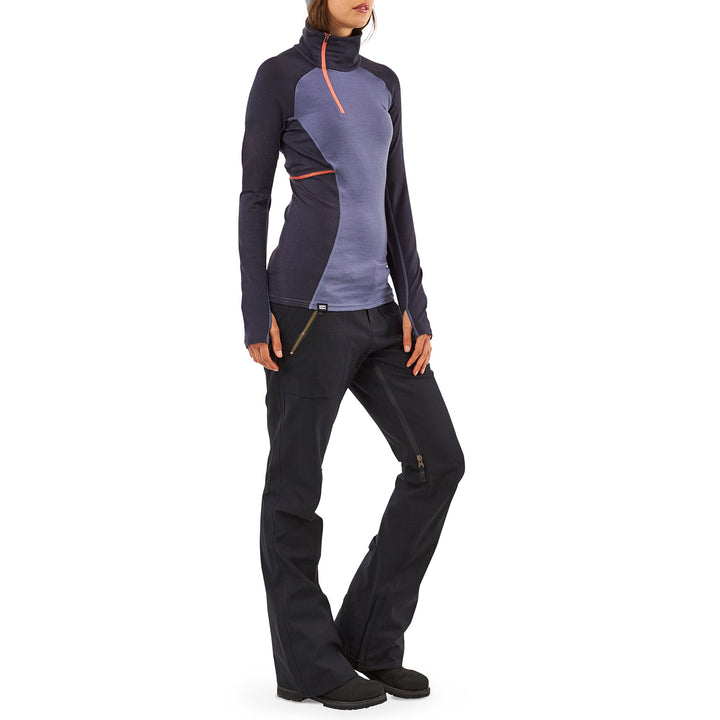 MONS ROYALE Olympus 3.0 Half Zip Top - Women's 9 Iron/Stone