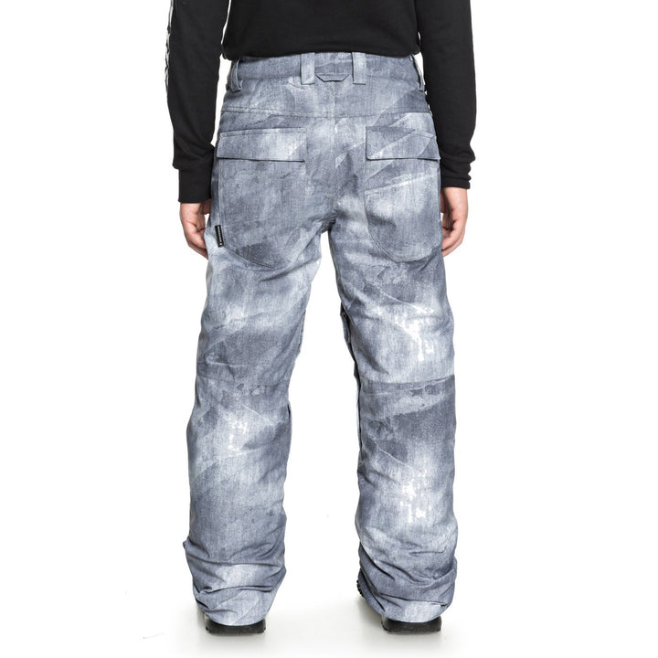 Quiksilver Estate Pants - Boys' Grey Simple Texture