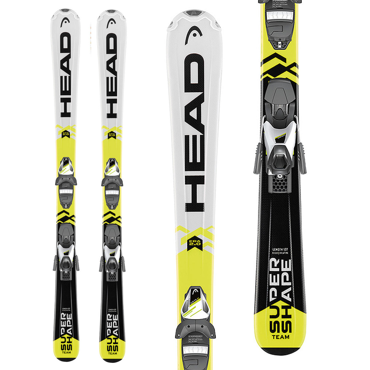 Head Supershape Team Skis + SLR 7.5 Bindings - Boys' 2018