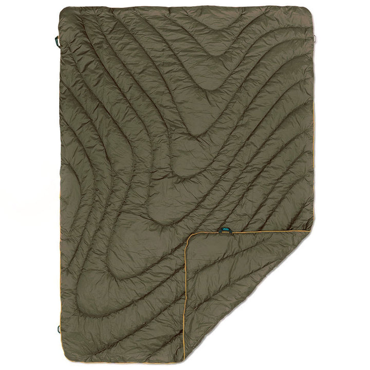 Rumpl Original Puffy Blanket Burnt Olive/Cardiff Brown