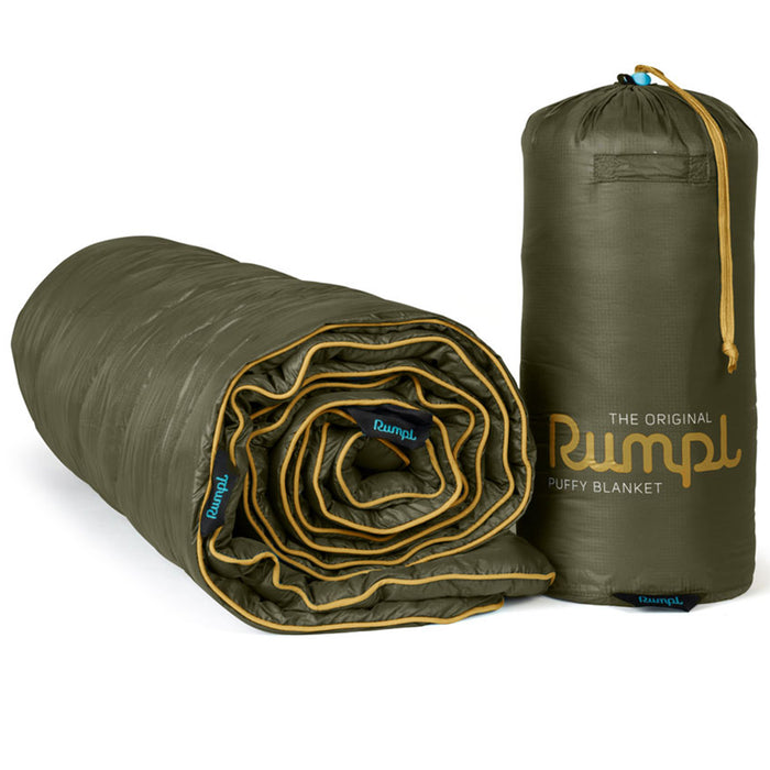 Rumpl Original Puffy Blanket Burnt Olive/Cardiff Brown
