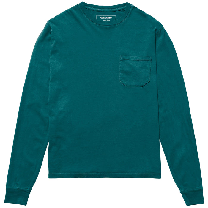 Richer Poorer Long-Sleeve Crew Pocket T-Shirt - Women's Green