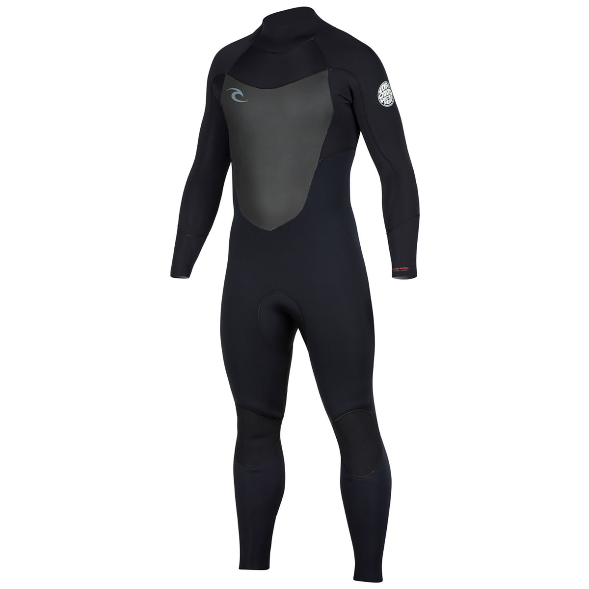 Rip Curl 4/3 Dawn Patrol Back Zip Wetsuit Black