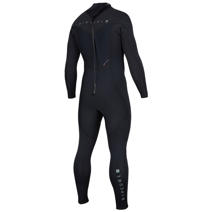 Rip Curl 4/3 Dawn Patrol Back Zip Wetsuit Black