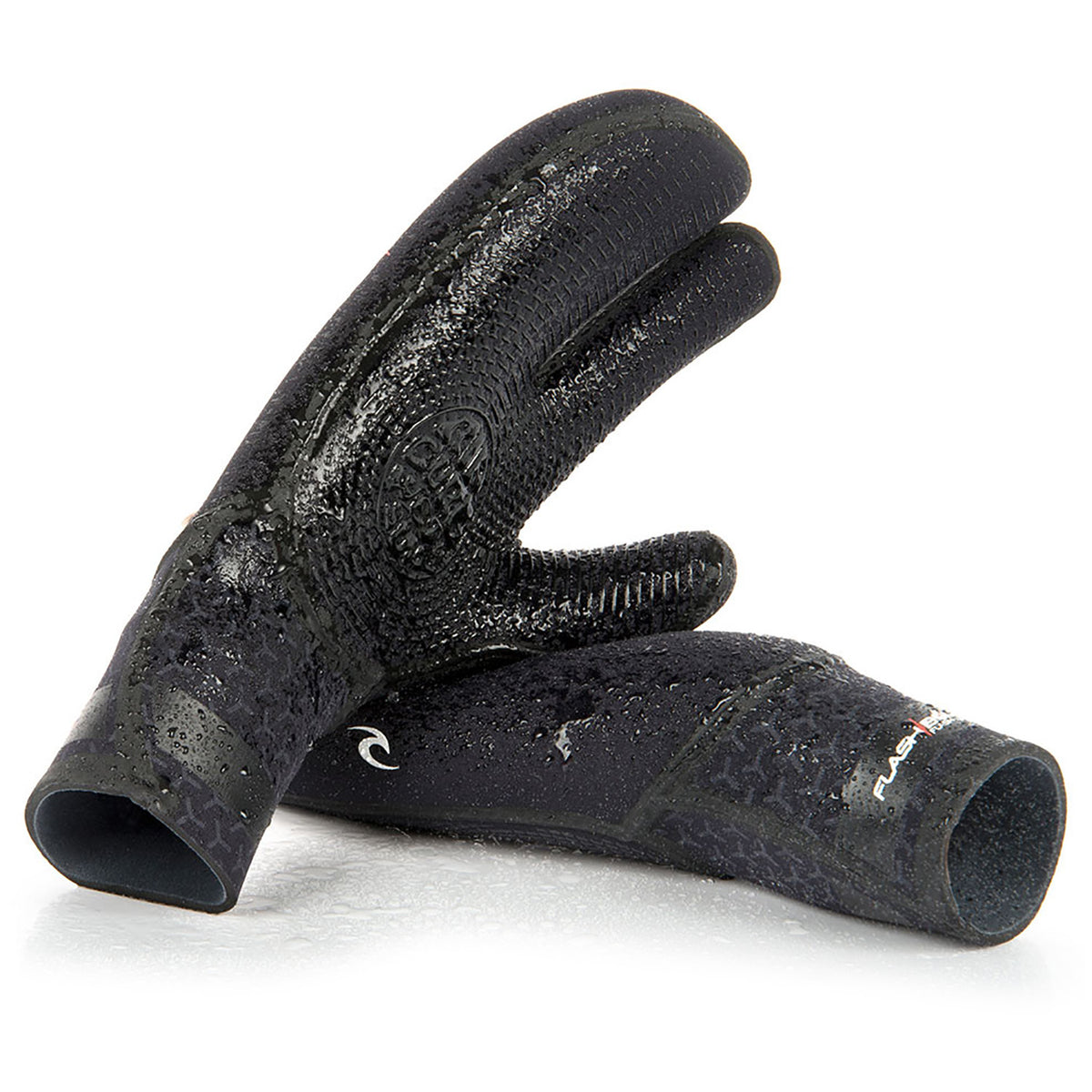 Rip Curl 5/3 Flashbomb 3-Finger Wetsuit Gloves Black