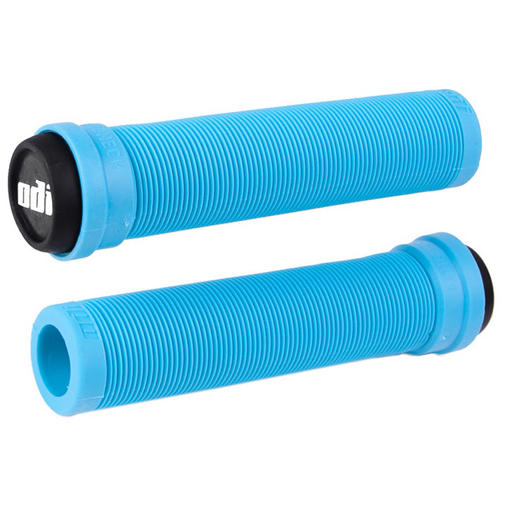 ODI Longneck Soft Compound Flangeless Grips Aqua