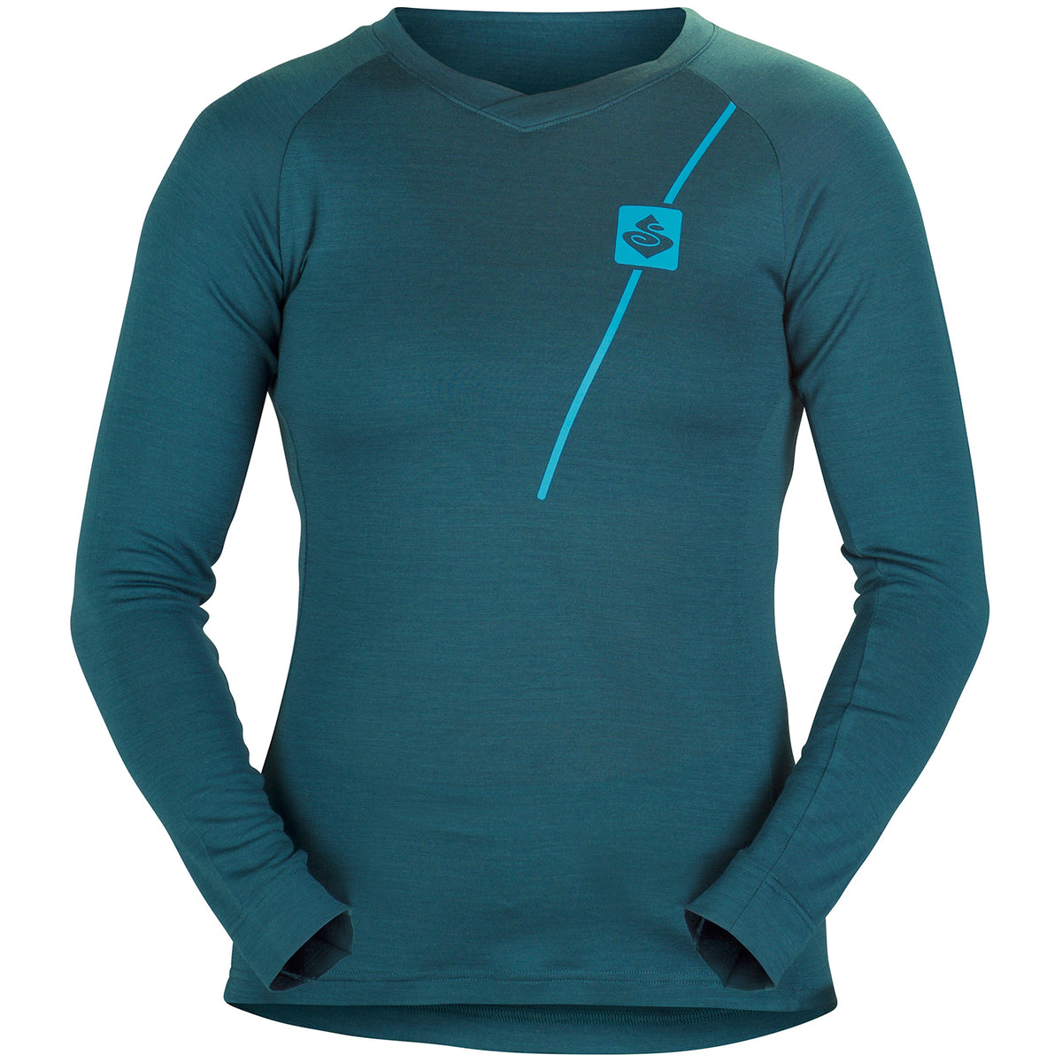 Sweet Protection Badlands Merino LS Jersey - Women's Dark Frost
