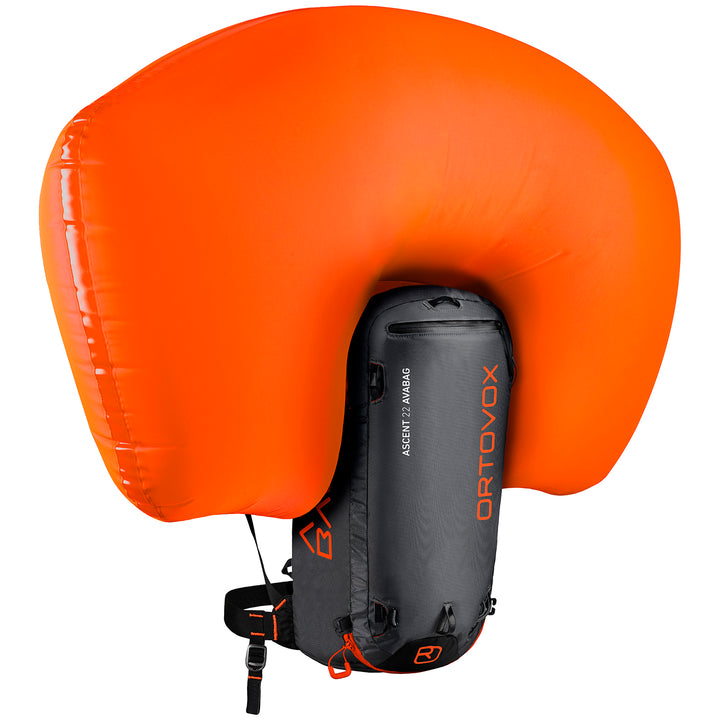Ortovox Ascent 22L Avabag Kit Airbag Black Anthracite