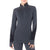 Icebreaker Zone 260 Midweight 1/2 Baselayer Top - Women's Jet Heather/Black/Snow- do not use