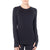 Icebreaker Zone 200 Midweight Baselayer Crew Top - Women's Black/Mineral