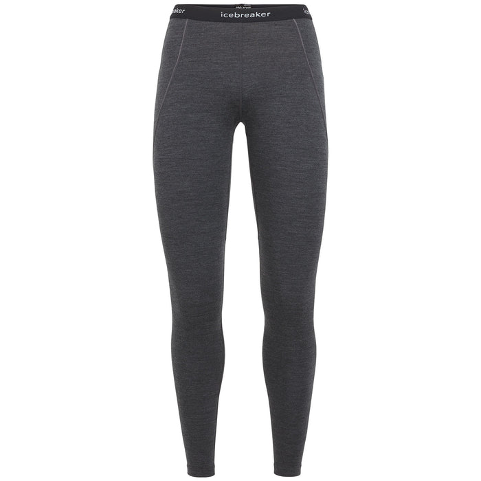Icebreaker Zone 260 Midweight Baselayer Bottoms - Women's Jet Heather/Black/Snow-do not use