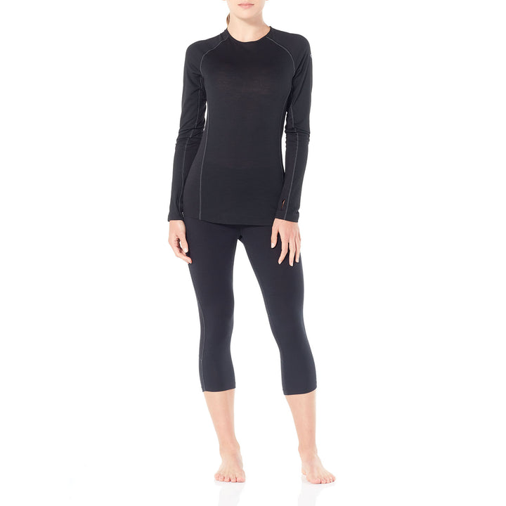 Icebreaker Zone 200 Midweight Legless Baselayer Bottoms - Women's Black/Mineral