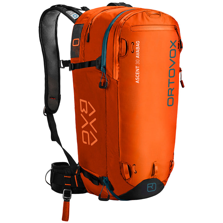 Ortovox Ascent 30L Avabag Kit Airbag Crazy Orange