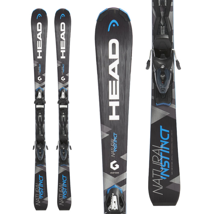 Head Natural Instinct Skis + PR 10 Ski Bindings 2018