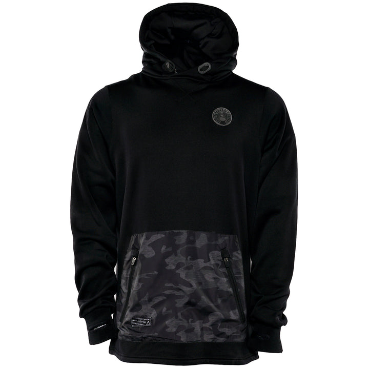 Saga Fleece Riding Pullover Hoodie Black
