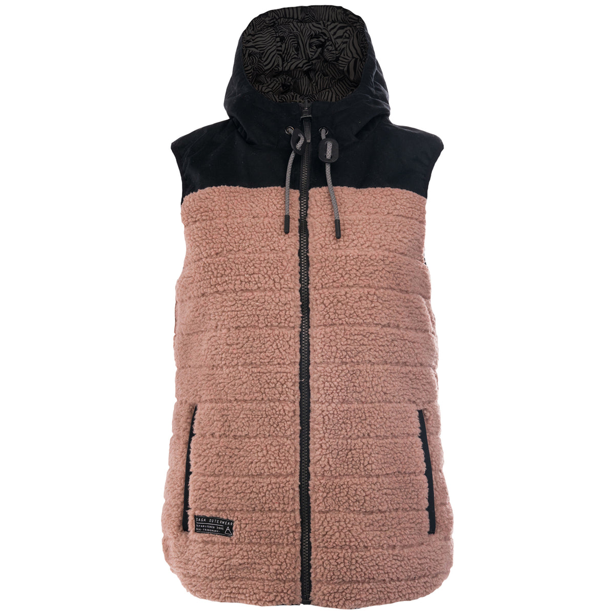 Saga Reversible Sherpa Vest - Women's Adobe