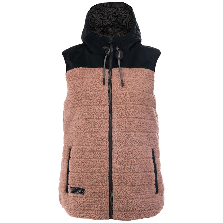 Saga Reversible Sherpa Vest - Women's Adobe
