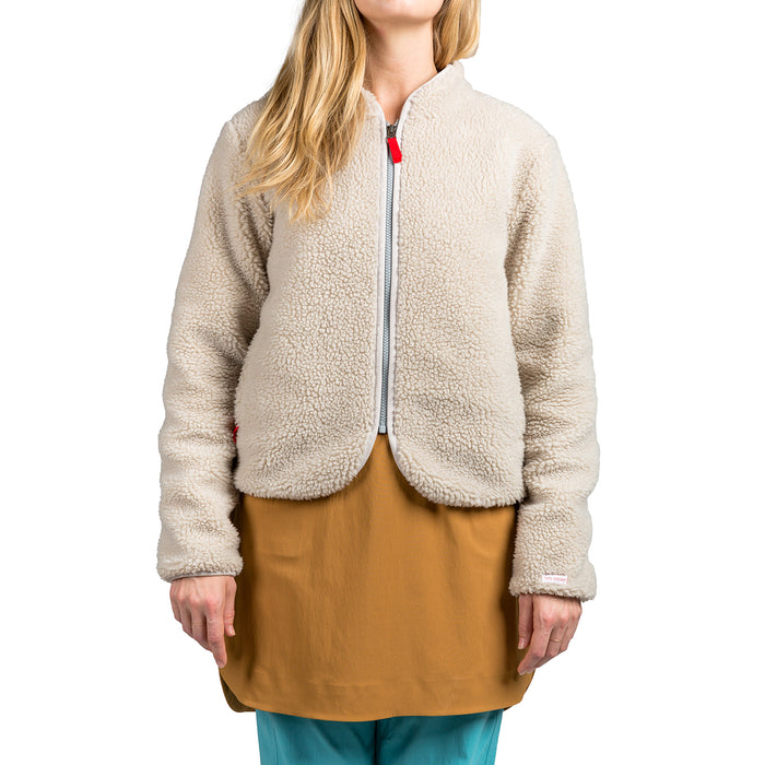 Topo Designs Sherpa Reversible Jacket - Women's Natural/Khaki