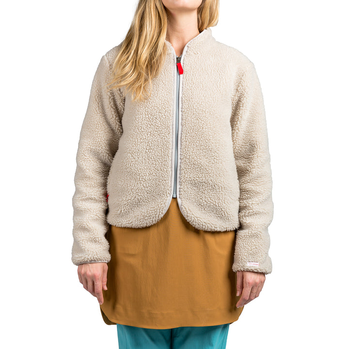 Topo Designs Sherpa Reversible Jacket - Women's Natural/Khaki