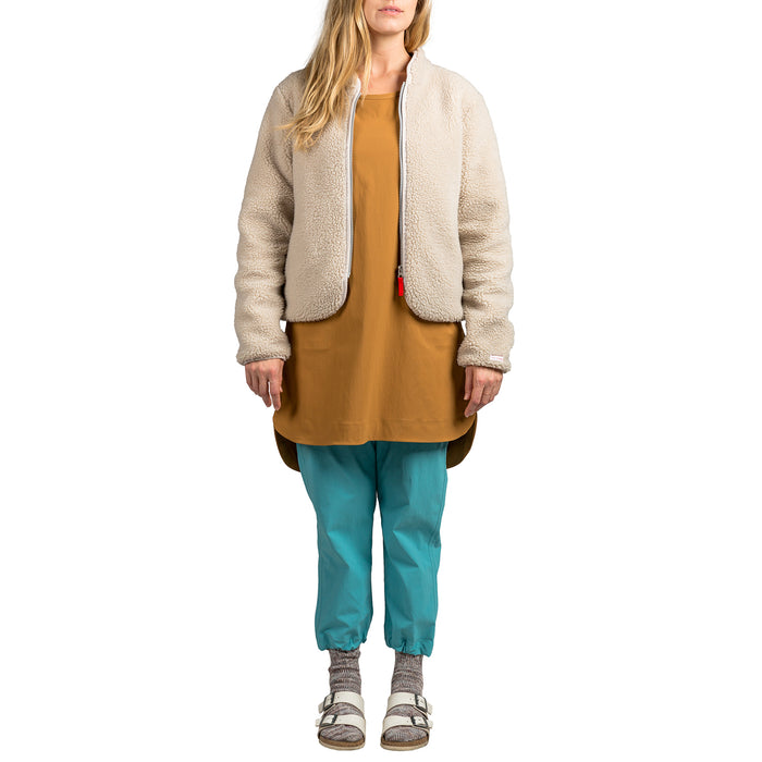 Topo Designs Sherpa Reversible Jacket - Women's Natural/Khaki