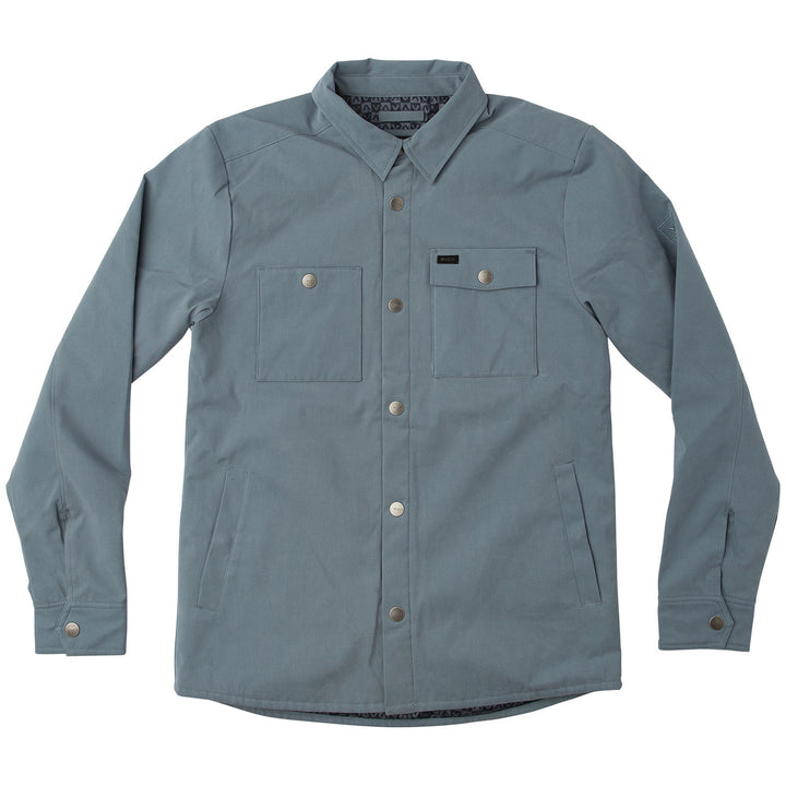 RVCA Utility Shirt Jacket Blue Slate