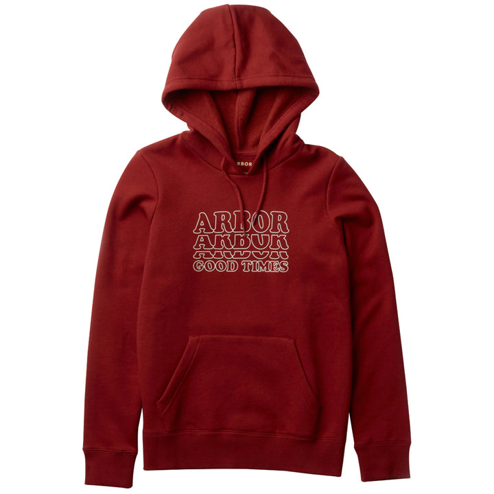 Arbor Fade Pullover Hoodie - Women's Brick