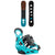 Burton Custom Smalls Snowboard - Boys' + Burton Smalls Snowboard Bindings - Kids' 2019