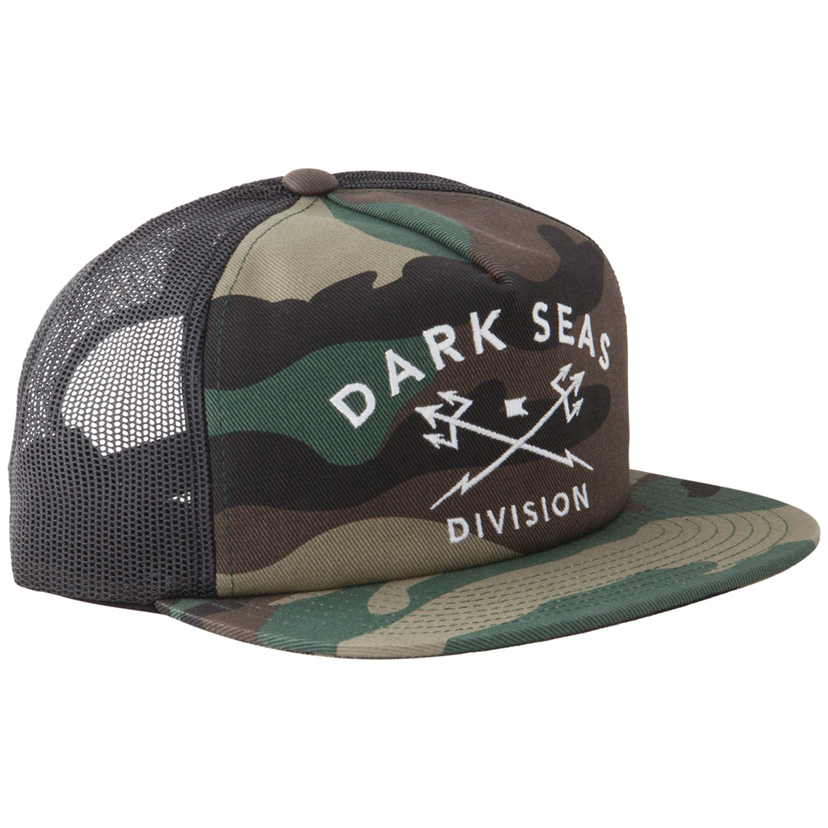 Dark Seas Tridents Trucker Hat Camo
