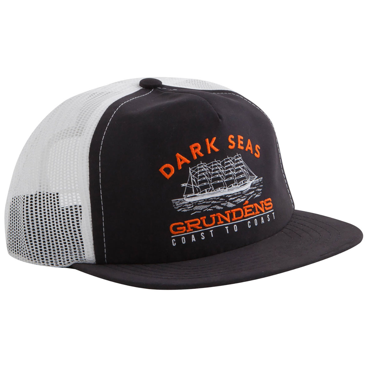 Dark Seas x Grundens Tall Ship Hat Black