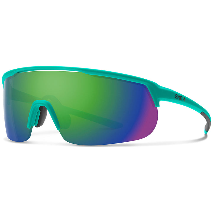 Smith Trackstand Sunglasses Matte Jade/ChromaPop SunGreen Mirror+Contrast Rose