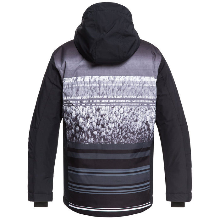 Quiksilver Mission Engineered Jacket - Boys' Black Alpin Youth