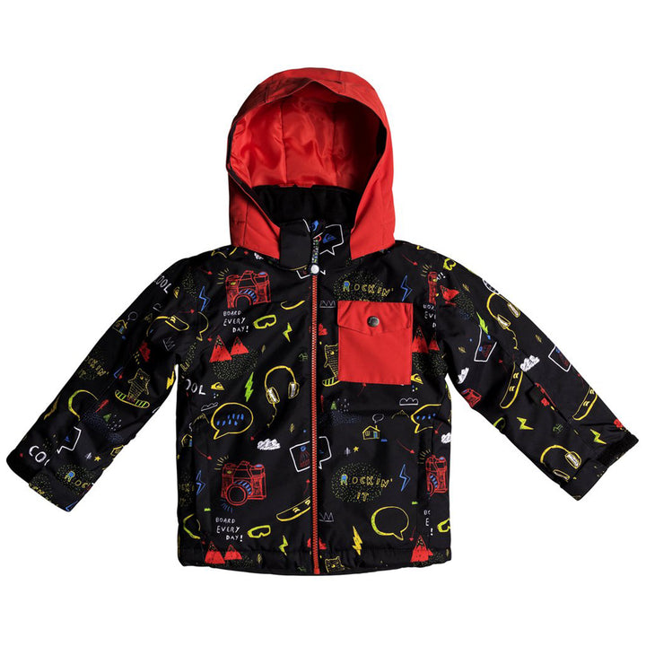 Quiksilver Little Mission Jacket - Little Boys' Black Maoam Tatt