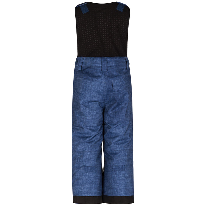 Jupa Dylan Bib Pants - Little Boys' Blue Denim Print