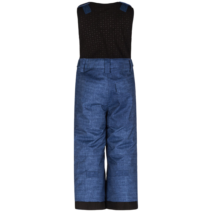 Jupa Dylan Bib Pants - Little Boys' Blue Denim Print