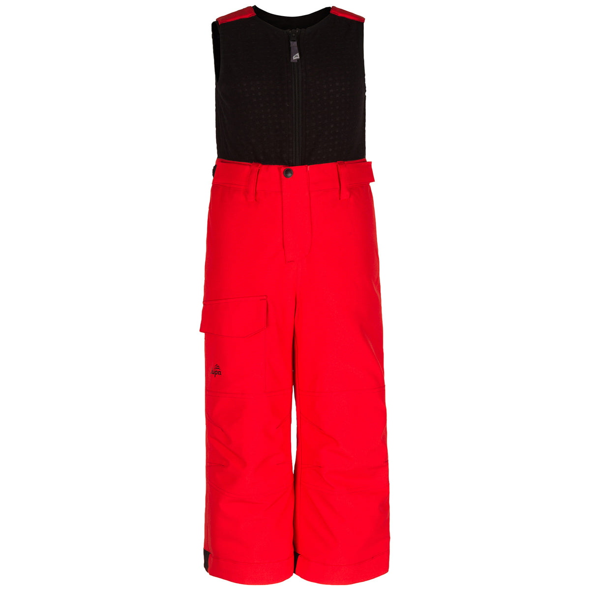 Jupa Dylan Bib Pants - Little Boys' Fiery Red