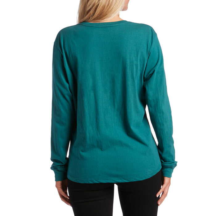 Richer Poorer Long-Sleeve Crew Pocket T-Shirt - Women's Green