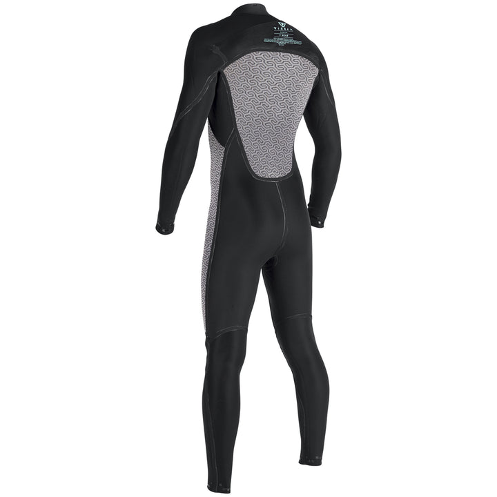 Vissla High Seas Drainer 3/2 Chest Zip Wetsuit Black Heather