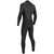 Vissla 7 Seas 3/2 Back Zip Wetsuit Black Smoothy