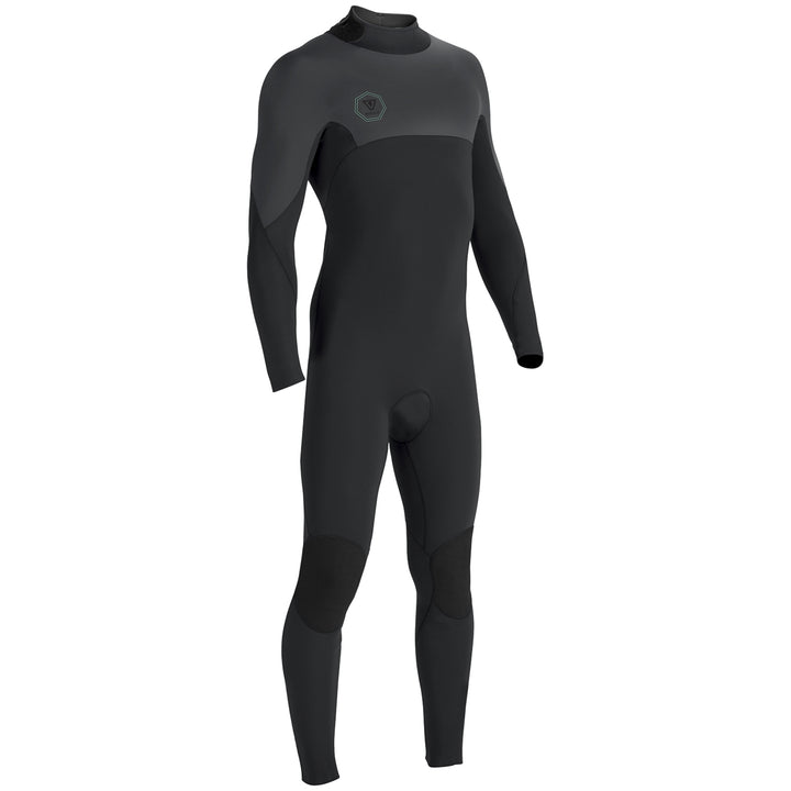 Vissla 7 Seas 3/2 Back Zip Wetsuit Black Smoothy