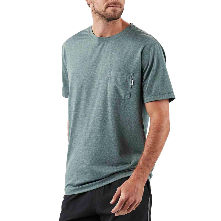 Vuori Tradewind Performance T-Shirt Canyon Heather