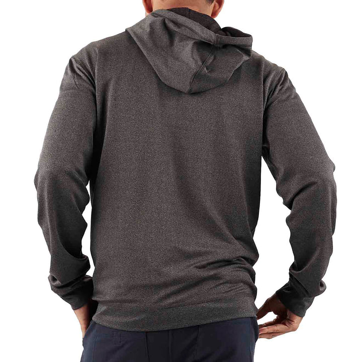 Vuori Movement Zip Hoodie Black Heather