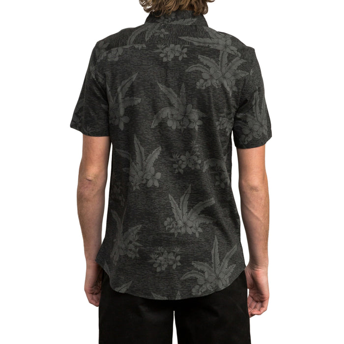 RVCA Andrew Reynolds Hawaiian Short-Sleeve Shirt Pirate Black
