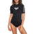 Roxy Whole Hearted Short-Sleeve Rashguard - Women's Anthracite
