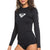 Roxy Whole Hearted Long-Sleeve Rashguard - Women's Anthracite