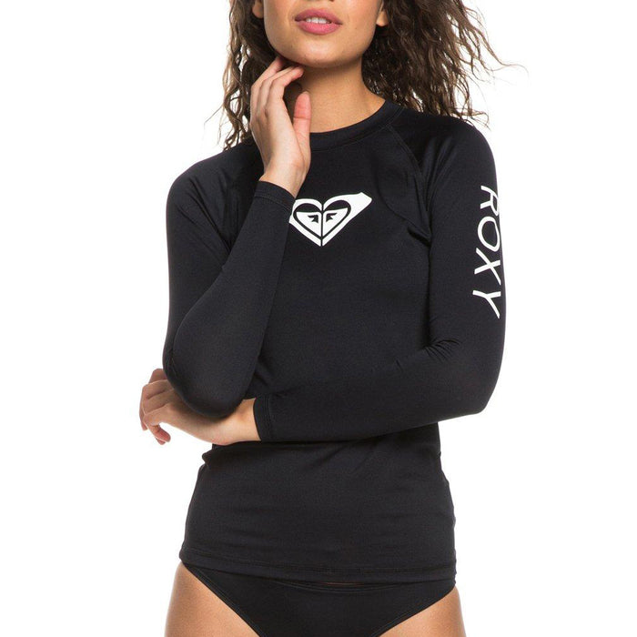 Roxy Whole Hearted Long-Sleeve Rashguard - Women's Anthracite