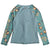 Roxy Born In Waves Long-Sleeve Rashguard - Girls' Trellis Bird Flower