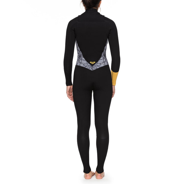 Roxy 3/2 Pop Surf Chest Zip Wetsuit - Women's Black