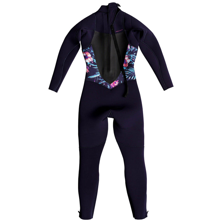 Roxy 4/3 Syncro Back Zip GBS Wetsuit - Little Girls' Blue Ribbon